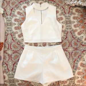 White 2 Piece Set